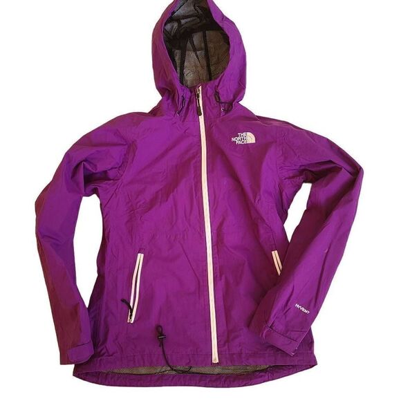 THE NORTH FACE Womens Waterproof Hooded Zippered Rain Jacket Medium - Picture 2 of 16